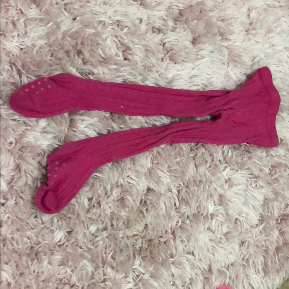 Toddler girl knit leggings